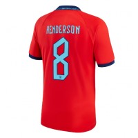 Maglie da calcio Inghilterra Jordan Henderson #8 Seconda Maglia Mondiali 2022 Manica Corta